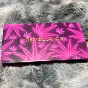 Revolution Neon Pink and Gold Leaf Palette